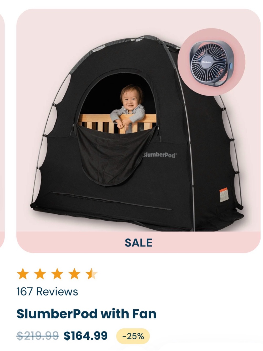 BRAND NEW NEVER OPENED
SlumberPod Black Travel Sleep Pod with Fan